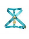 PLAIN HARNESS METAL TURQUOISE/GOLD