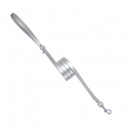 PLAIN LEASH PEARL SILVER...