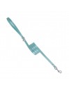 PLAIN LEASH MARINA DORE ECOLEATHER/SILVER