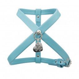 PLAIN HARNESS SEA/SILVER
