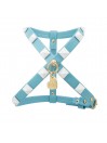 WHITE STUDS HARNESS SEA/GOLD