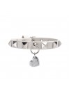 STUDS COLLAR OYSTER/SILVER