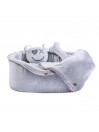 SMILEY BEAR GREY BED