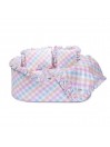 PASTEL RAINBOW VICHY BED