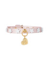 WHITE STARS COLLAR PINK DORE/GOLD