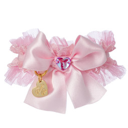 TULLE AND BOW COLLAR PINK...
