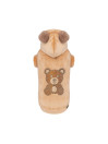TEDDY RHINESTONES HOODIE CAMEL