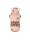 LEOPARD SWEATER PEACH