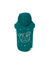 SMILEY BEAR ON STARS SWEATER PETROLIUM