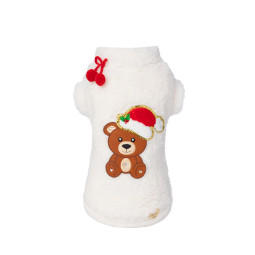 PUFFY FUR SANTA TEDDY...