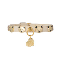 TEDDY STUDS COLLAR CREAM/GOLD