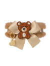TEDDY CHATON FUR COLLAR CAMEL/GOLD