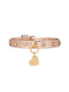 CHATON RIVETS COLLAR METAL ROSEGOLD/GOLD