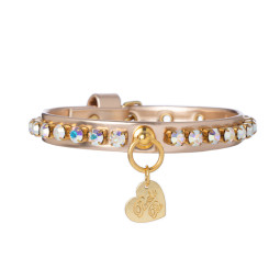 DIAMONDS CHAIN COLLAR METAL...
