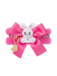BUNNY CHATON FUR COLLAR FUCHSIA DORE/GOLD