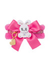 BUNNY CHATON FUR COLLAR FUCHSIA DORE/GOLD