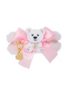 NOUNOURS CHATON FUR COLLAR PINK DORE/GOLD