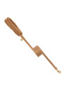 POSH LEASH CAMEL ECOLEATHER/GOLD