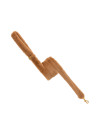 FUR LEASH CAMEL/GOLD