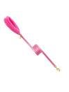 POSH LEASH FUCHSIA DORE ECOLEATHER/GOLD