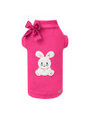 HAPPY BUNNY TSHIRT VELOUR FUCHSIA
