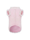 SMILEY BEAR LACE TSHIRT PINK