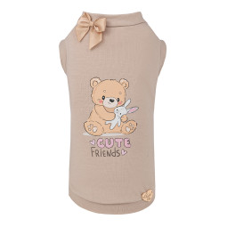 CUTE FRIENDS TSHIRT TAUPE
