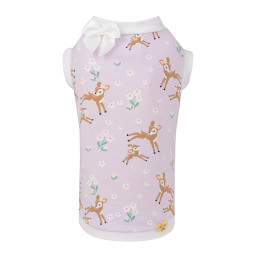 GARDEN DEERS TSHIRT LILAC