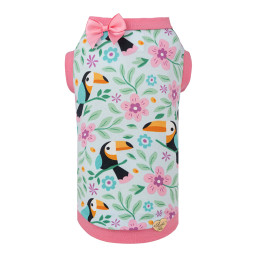 TROPICAL VIBES TOUCAN TSHIRT