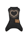 SPARKLING HEART JUMPSUIT DENIM BLACK