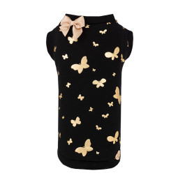 GOLDEN BUTTERFLY TSHIRT BLACK