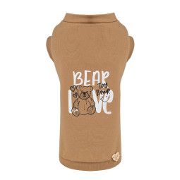 BEAR LOVE TSHIRT CAMEL