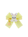 HAPPY BUNNY BOW COLLAR YELLOW
