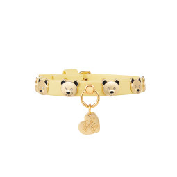 TEDDY STUDS COLLAR YELLOW