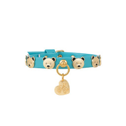 TEDDY STUDS COLLAR SEA