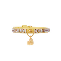 ZIRCON CHAIN COLLAR YELLOW