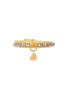 ZIRCON CHAIN COLLAR YELLOW