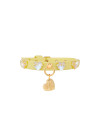 DIAMONDS HEARTS COLLAR YELLOW