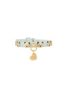 TEDDY STUDS COLLAR SUGAR ACQUA