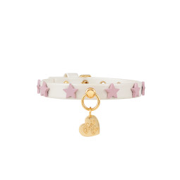 PINK STARS STUDS COLLAR...
