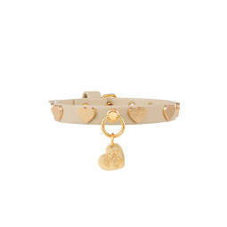 HEARTS STUDS COLLAR CREAM