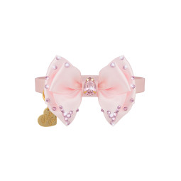 BEAUTIFUL BOW COLLAR PINK...