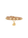 GOLDEN PYRAMIDS STUDS COLLAR TWINE