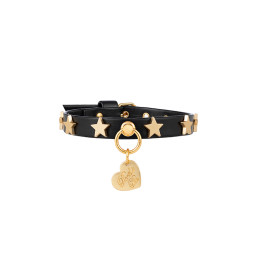 GOLDEN STARS STUDS COLLAR...