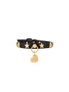GOLDEN STARS STUDS COLLAR BLACK