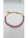 SPARCKLING PINK PEARLS BIJOUX NECKLACE - U