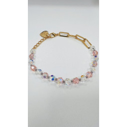 CRYSTALS BEADS ROSE AB...