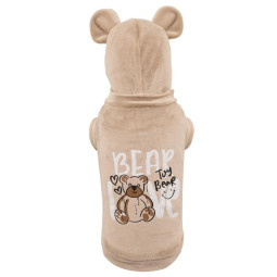 BEAR LOVE HOODIE TAUPE