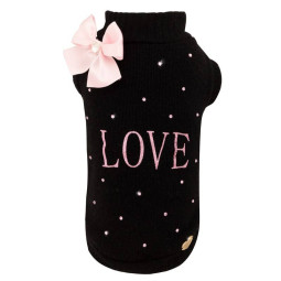 MON LOVE CASHWOOL PULL BLACK