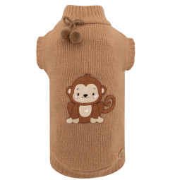 MONKEY CASHWOOL PULL CAMEL